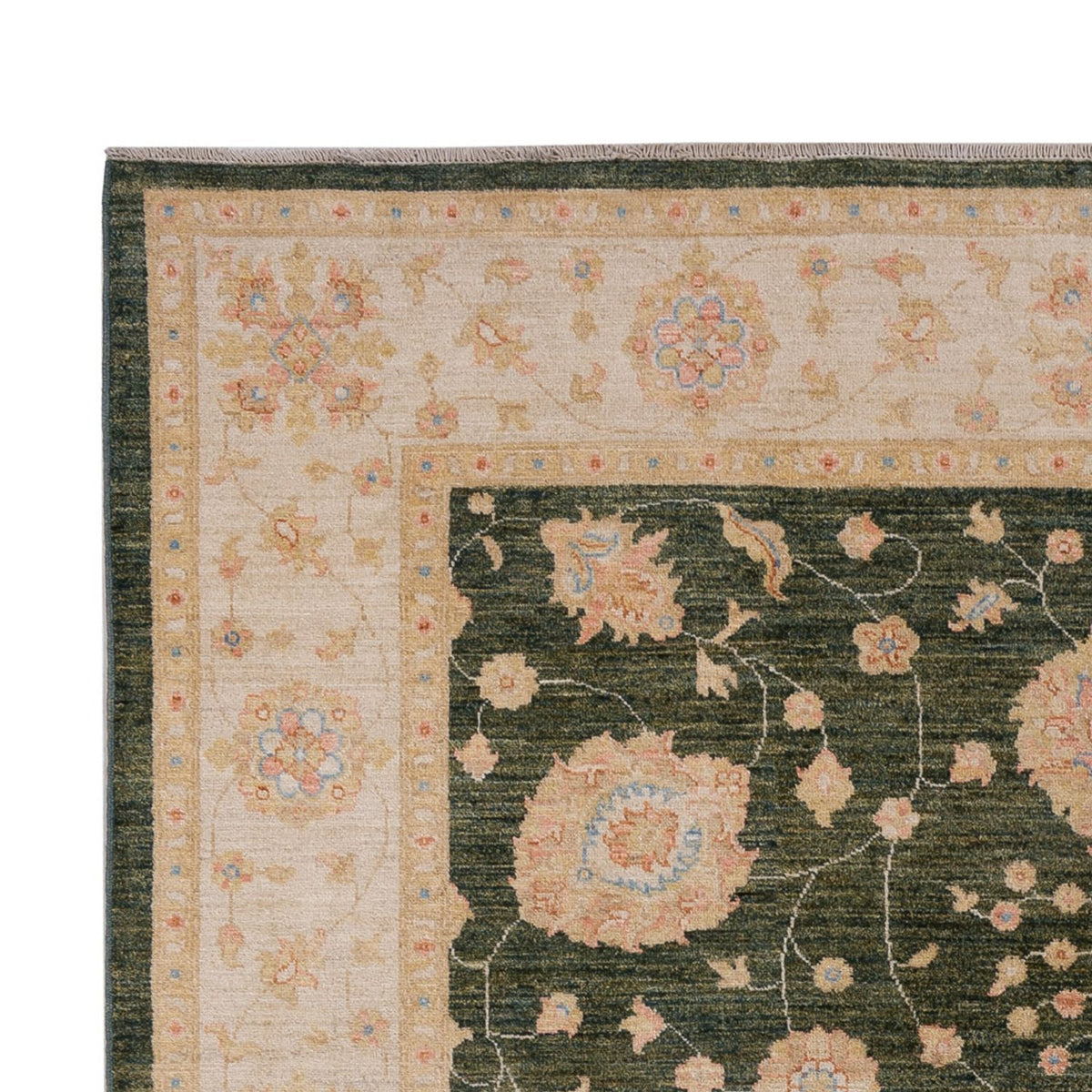 Alfombra Ziegler - 298 x 205 cm - verde oscuro