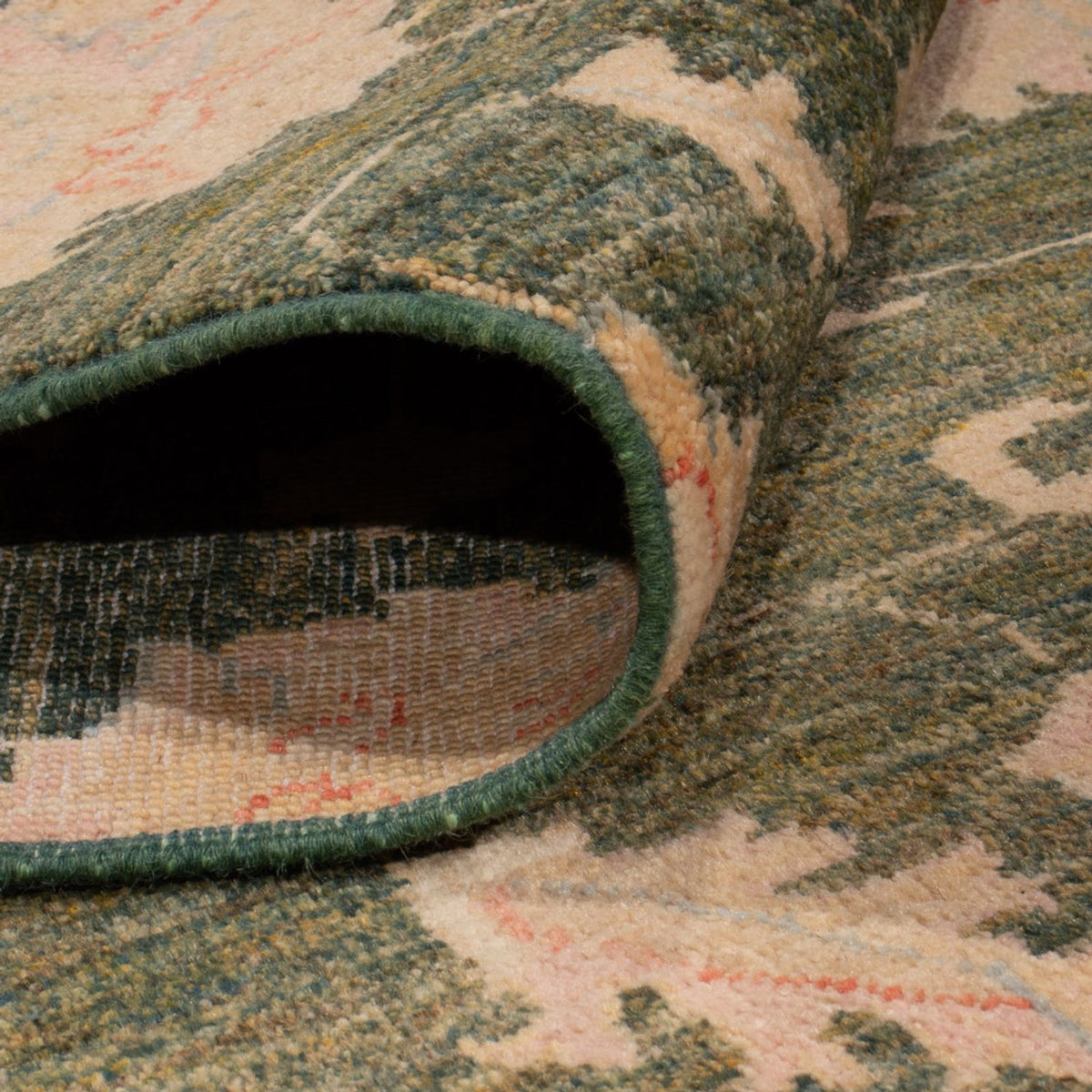 Alfombra Ziegler - Moderna - 294 x 205 cm - verde oscuro