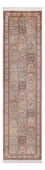 Alfombra de pasillo Alfombra de seda - Seda de Cachemira - 298 x 77 cm - beige oscuro