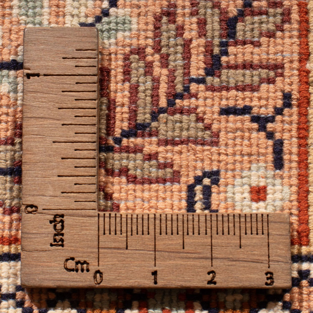 Alfombra de pasillo Alfombra de seda - Seda de Cachemira - 298 x 77 cm - beige oscuro