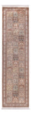 Alfombra de pasillo Alfombra de seda - Seda de Cachemira - 301 x 79 cm - beige oscuro