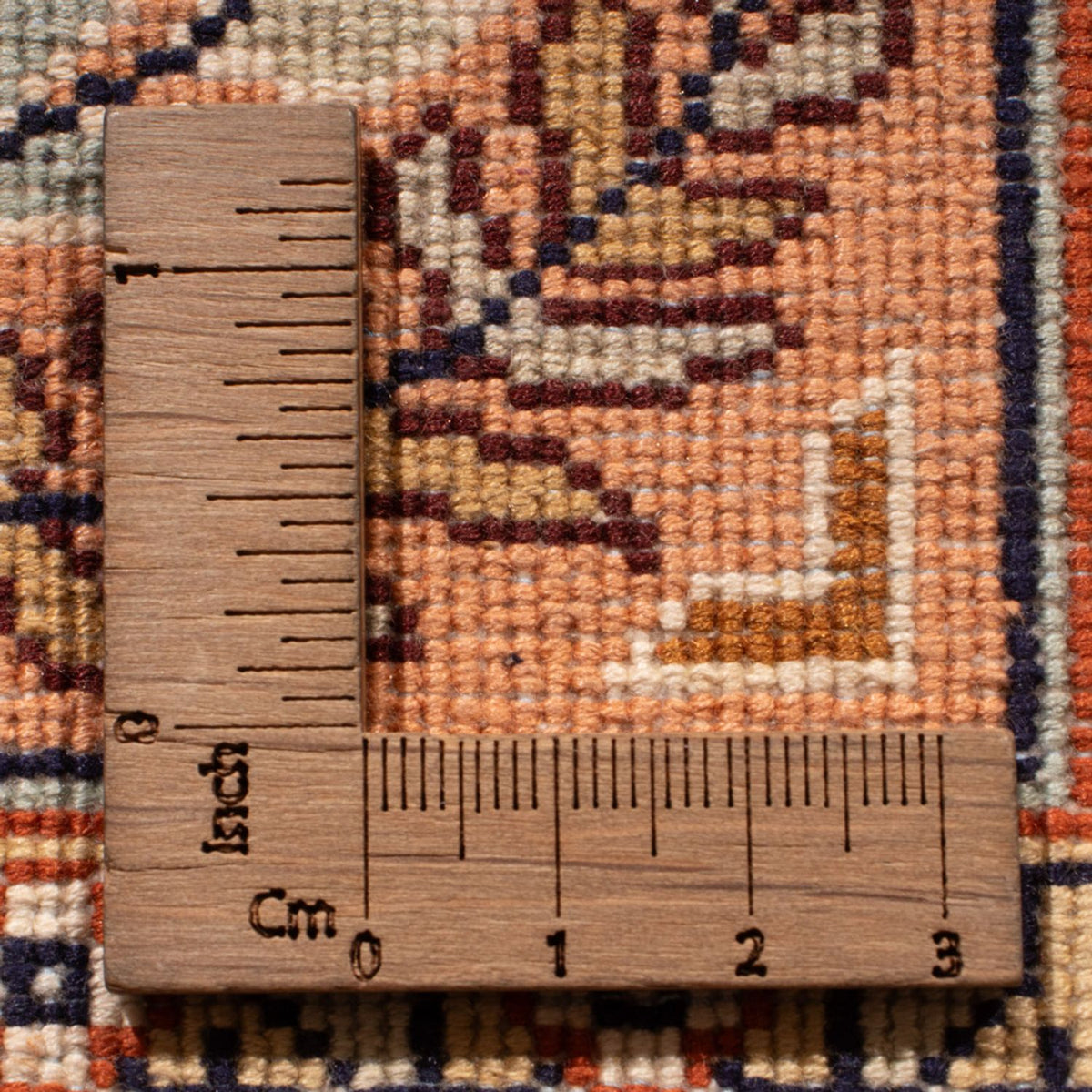 Alfombra de pasillo Alfombra de seda - Seda de Cachemira - 287 x 80 cm - beige oscuro