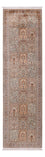 Alfombra de pasillo Alfombra de seda - Seda de Cachemira - 303 x 81 cm - beige oscuro