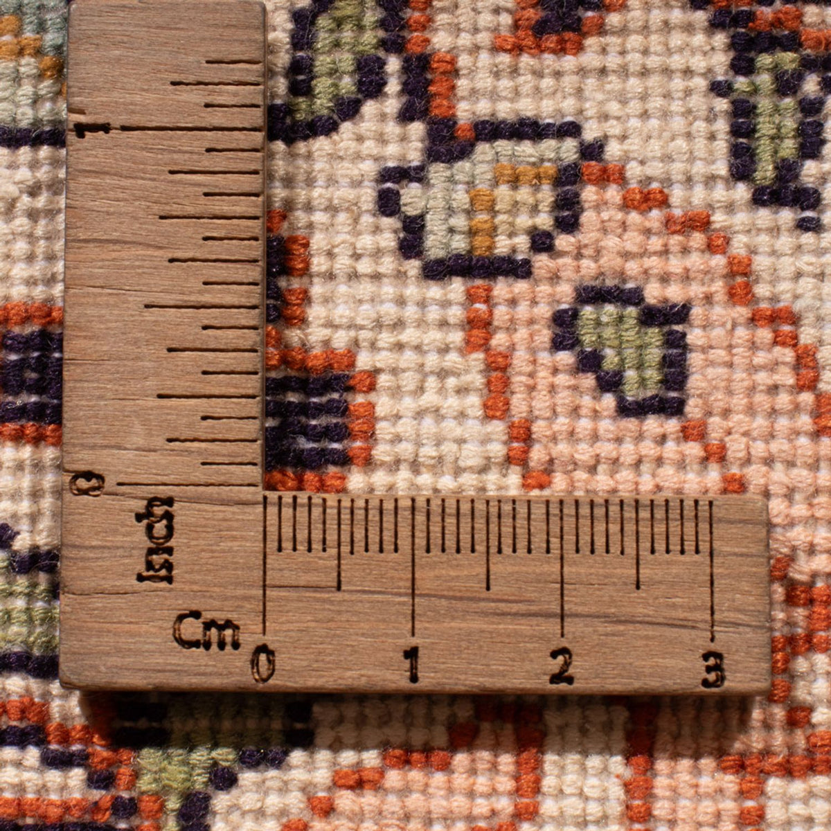 Alfombra de pasillo Alfombra de seda - Seda de Cachemira - 338 x 79 cm - beige oscuro