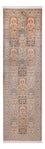 Alfombra de pasillo Alfombra de seda - Seda de Cachemira - 280 x 80 cm - beige oscuro