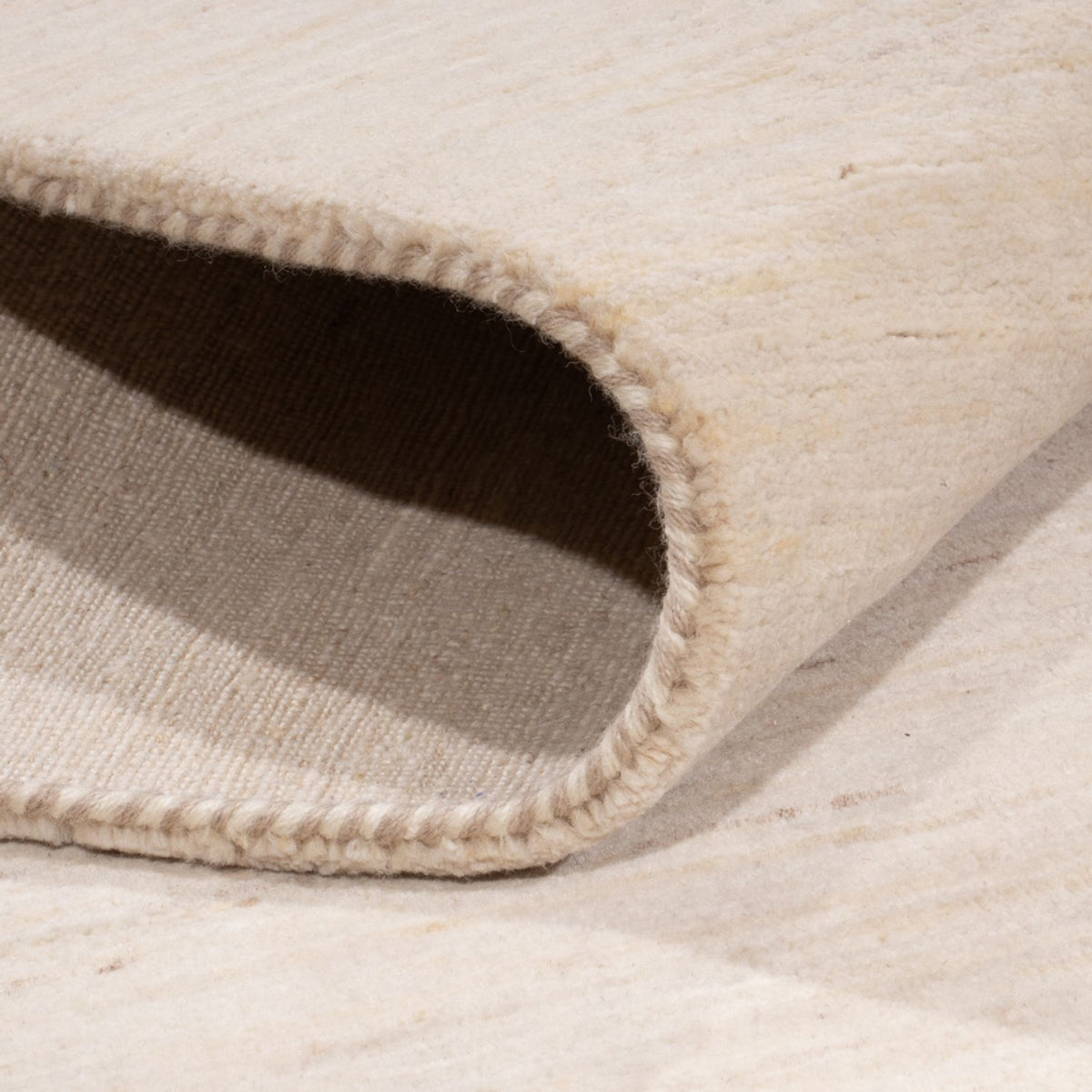 Alfombra Gabbeh - Loribaft Indus - 304 x 202 cm - crema