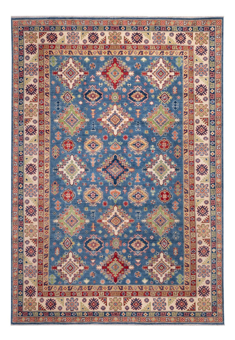 Alfombra Ziegler - Kazak - 296 x 198 cm - azul