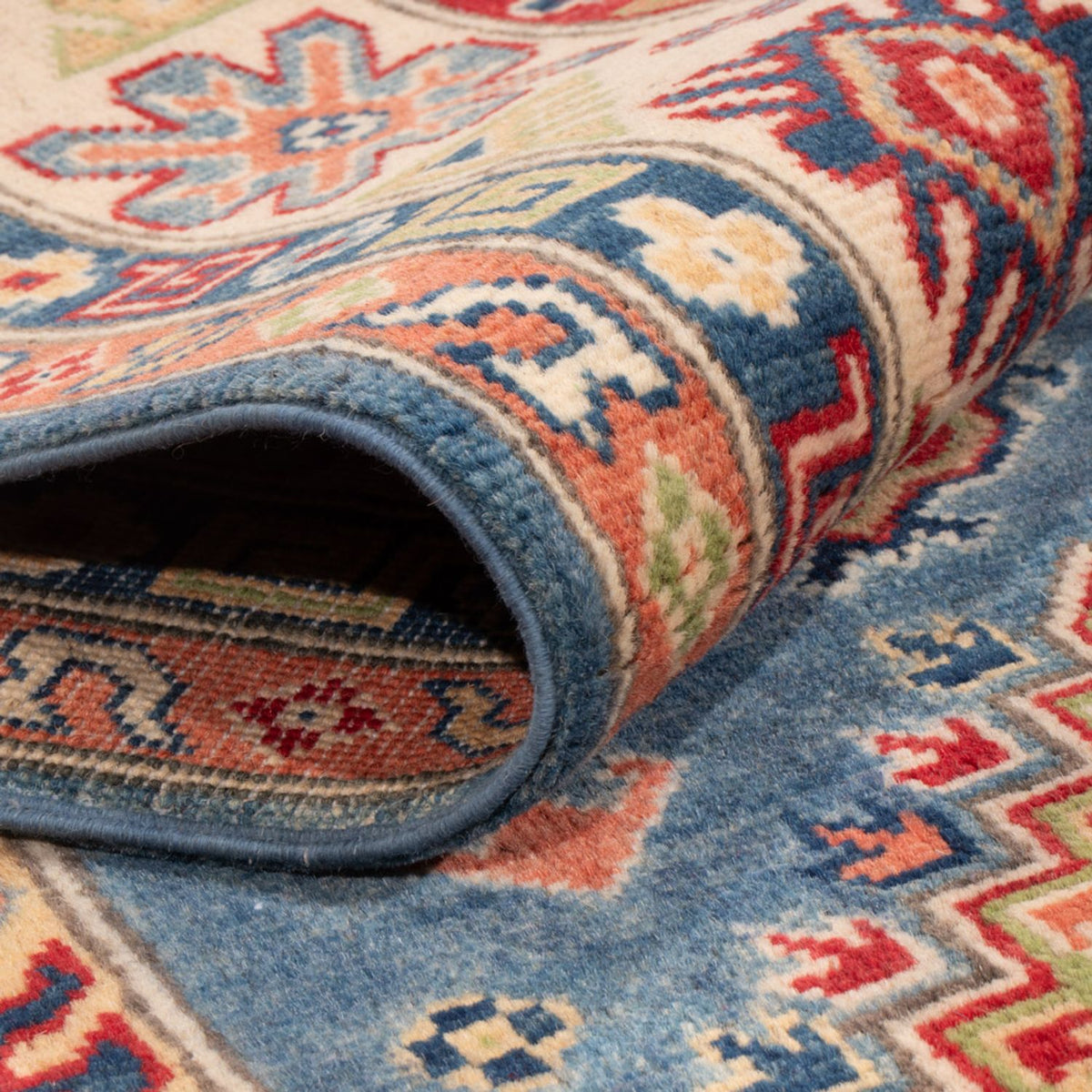 Alfombra Ziegler - Kazak - 296 x 198 cm - azul