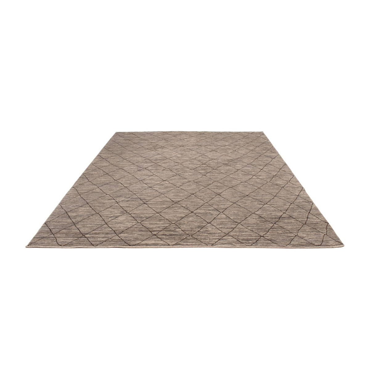 Alfombra bereber - 296 x 245 cm - beige oscuro