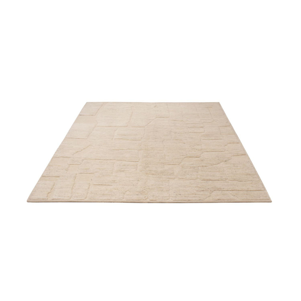 Alfombra bereber - 191 x 145 cm - crema
