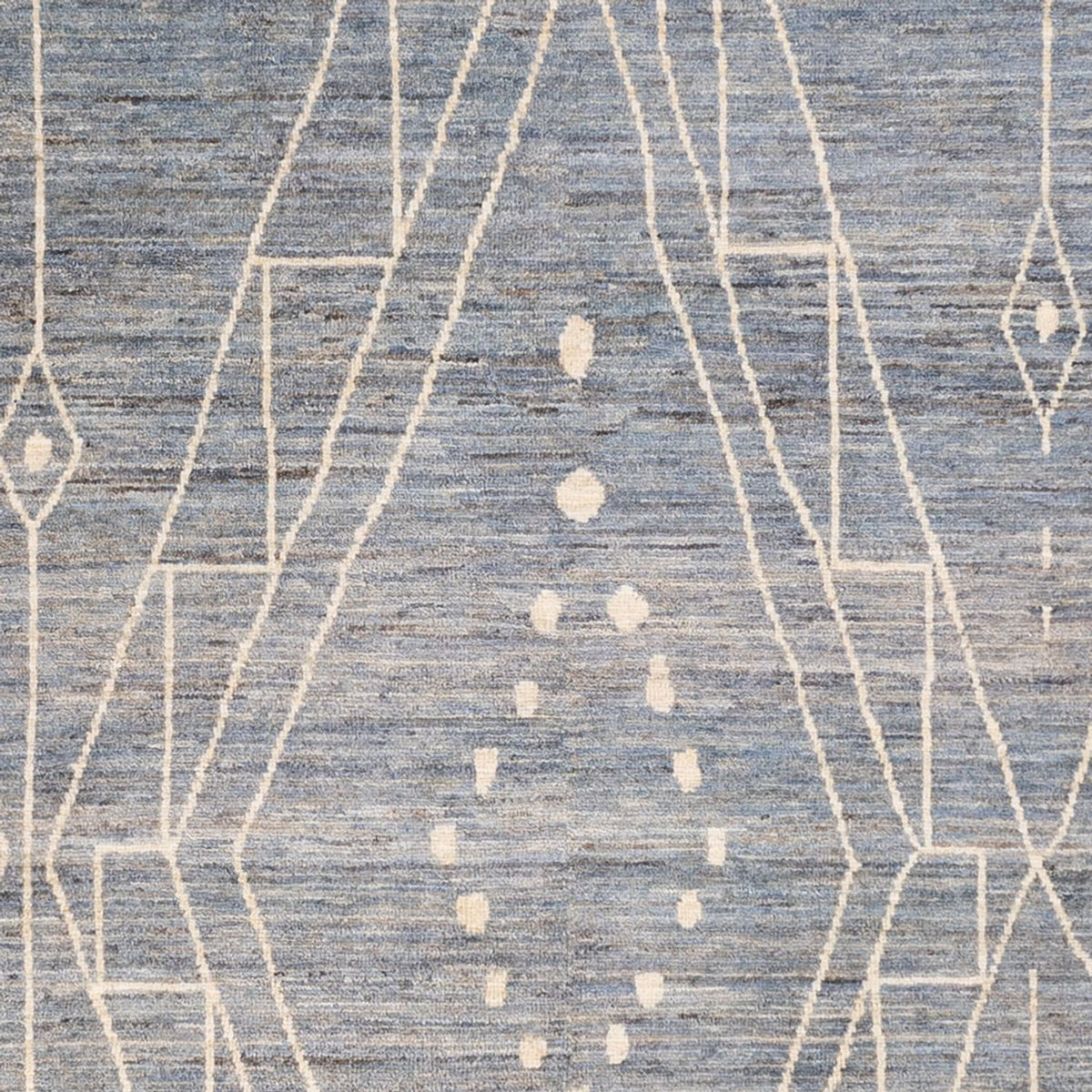 Alfombra bereber - 288 x 204 cm - azul marino