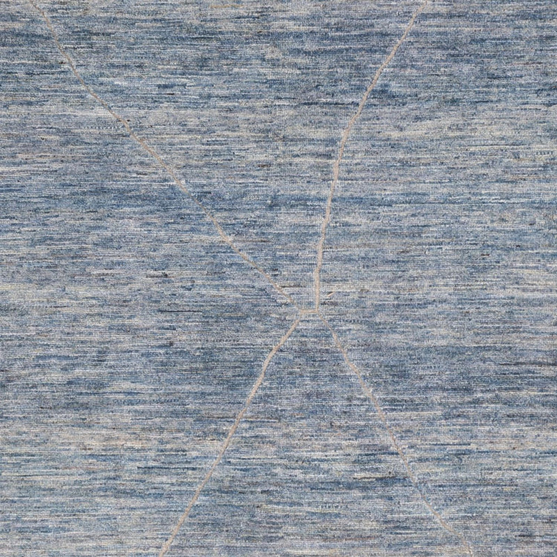 Alfombra bereber - 298 x 258 cm - azul marino