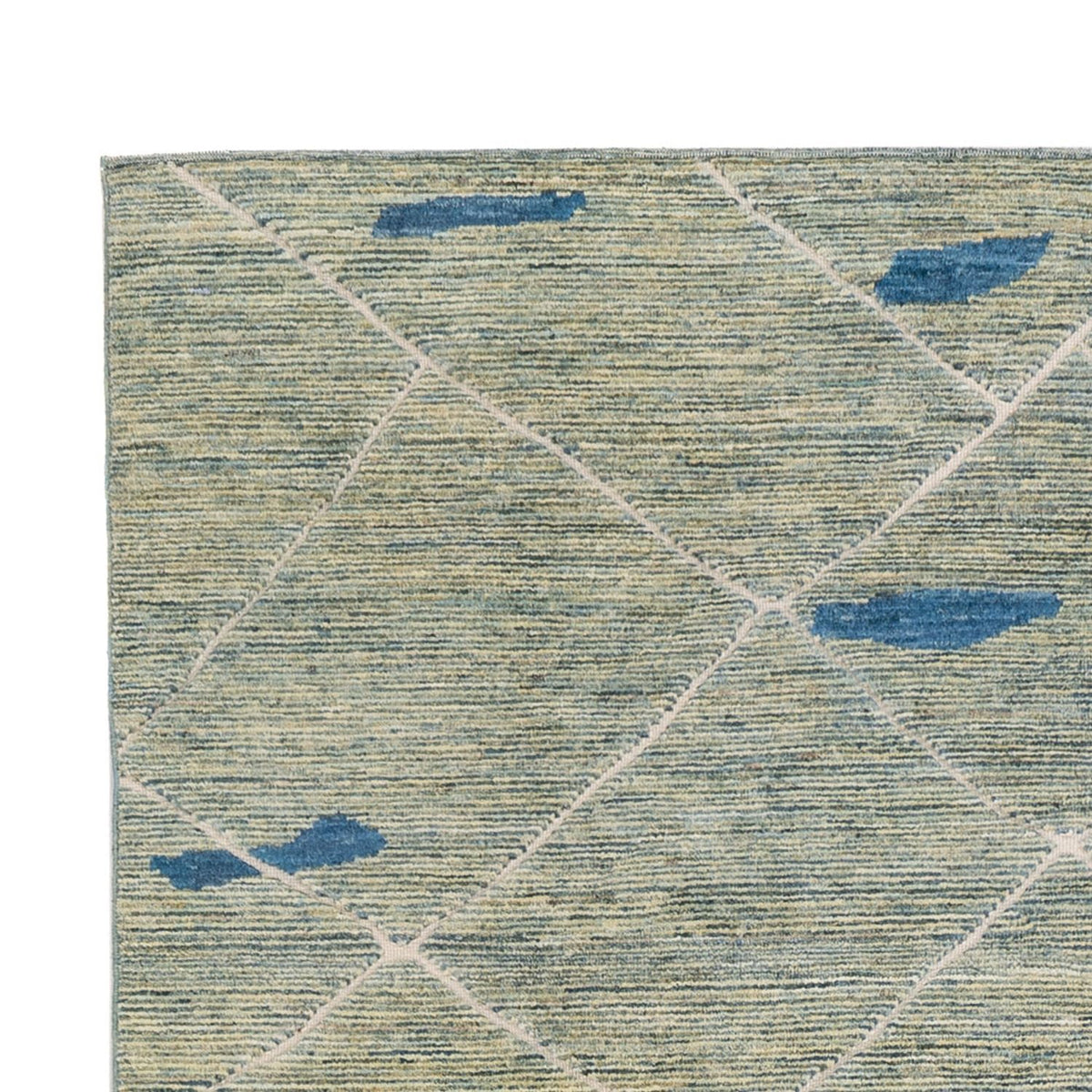 Alfombra bereber - 300 x 202 cm - verde claro