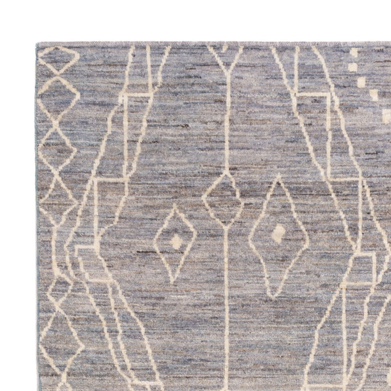 Alfombra bereber - 198 x 156 cm - azul marino