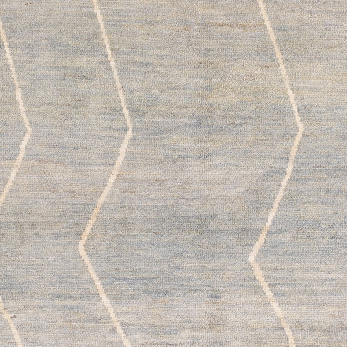 Alfombra bereber - 204 x 152 cm - gris claro