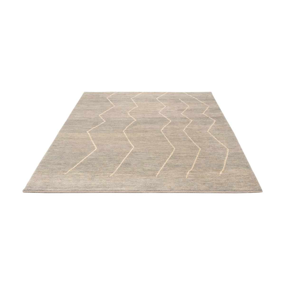 Alfombra bereber - 204 x 152 cm - gris claro