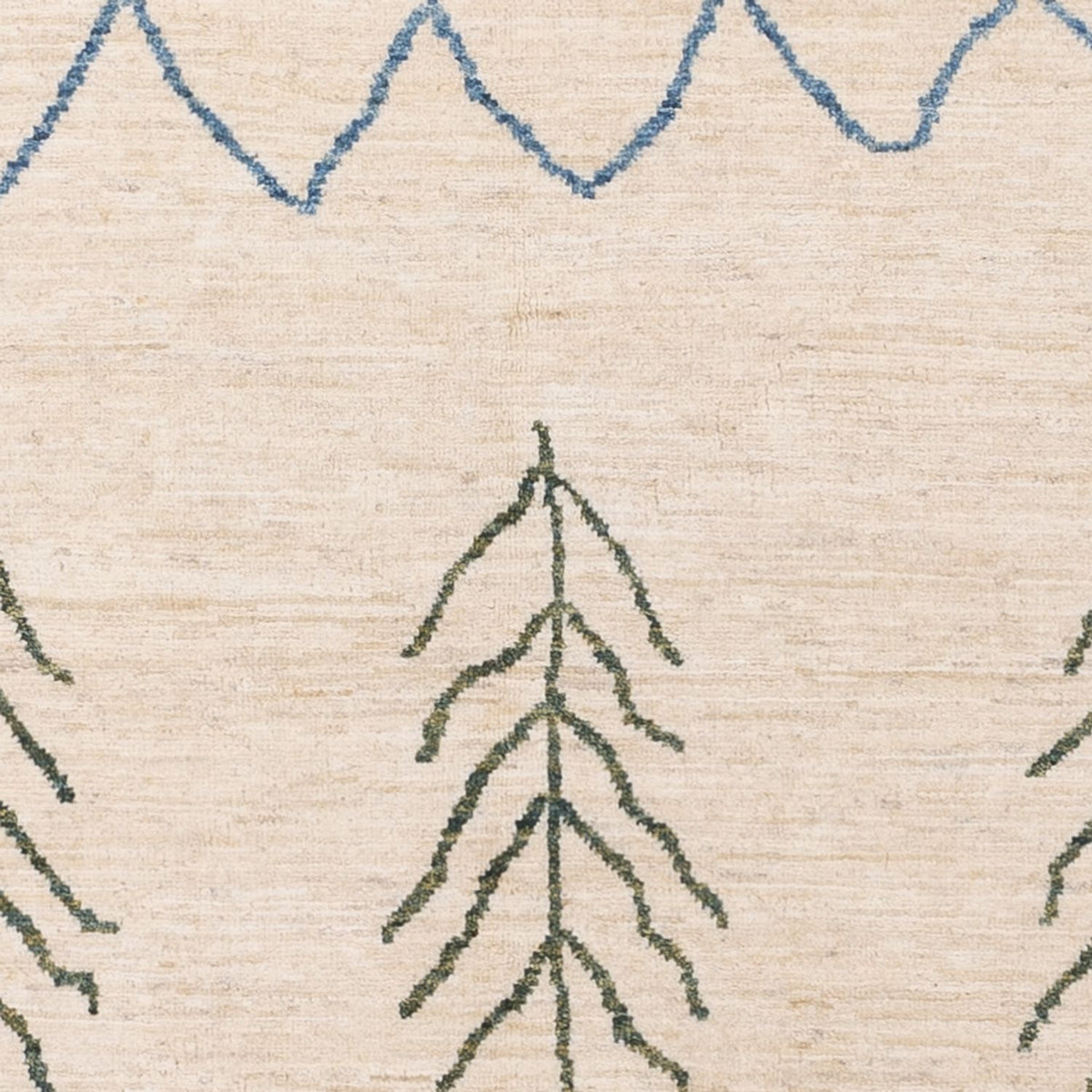 Alfombra bereber - 200 x 146 cm - crema