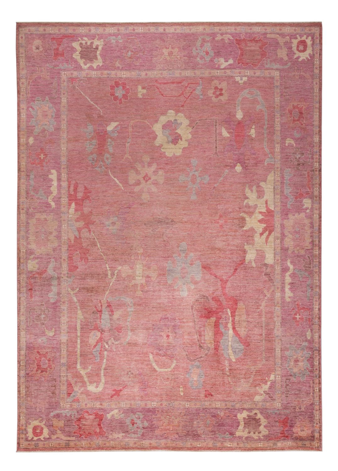 Alfombra Ziegler - Usak - 347 x 247 cm - púrpura