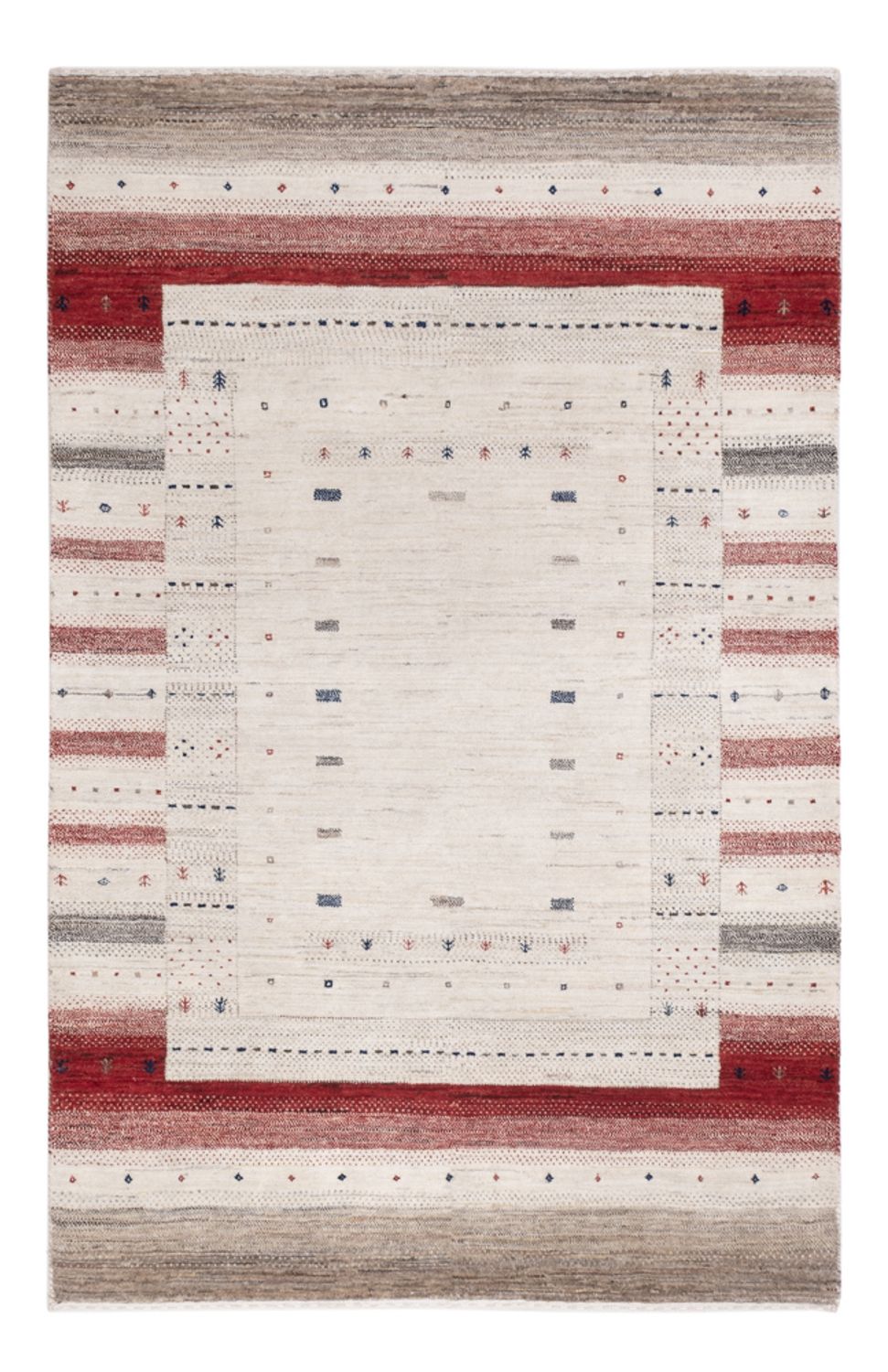 Alfombra Gabbeh - Loribaft Indus - 184 x 124 cm - multicolor