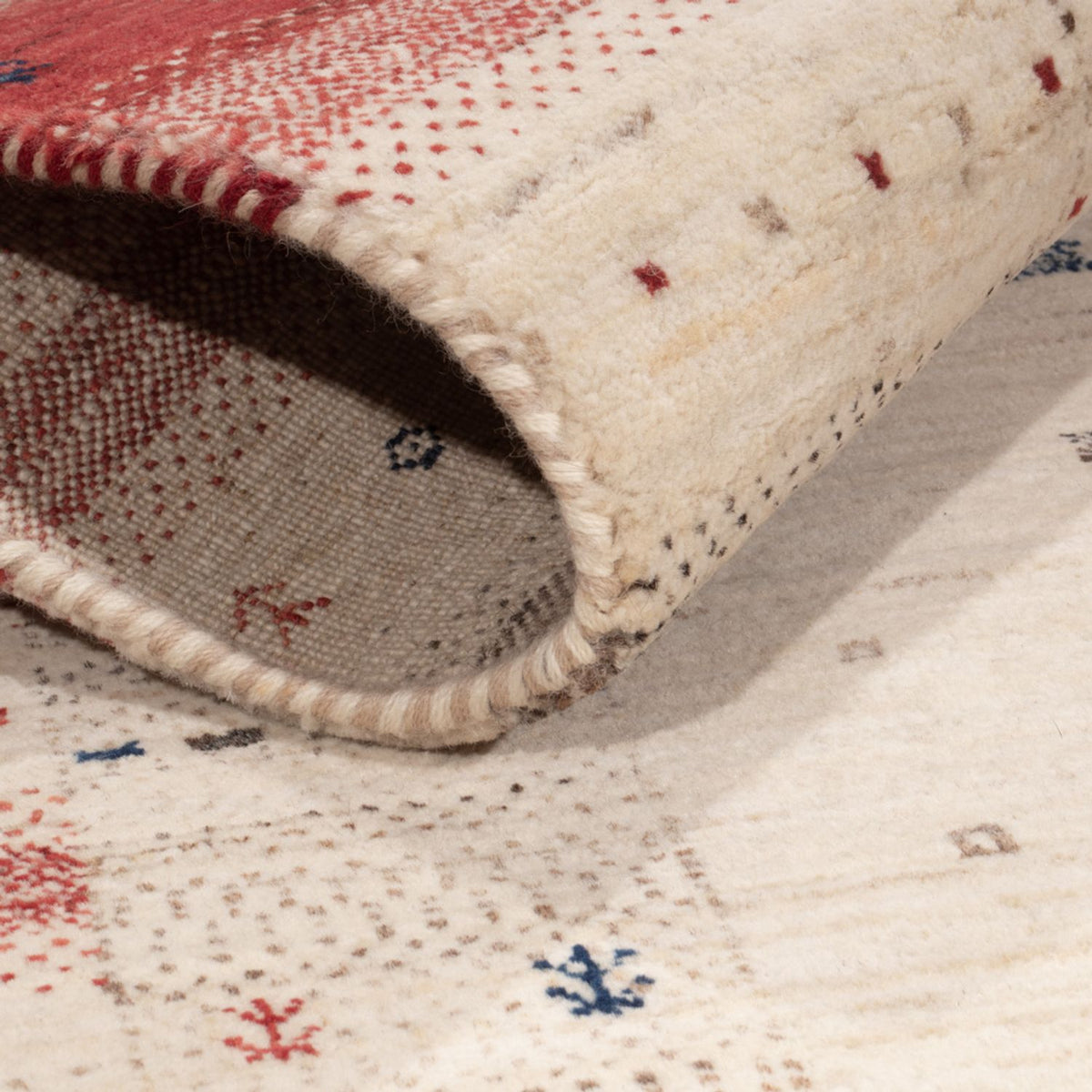 Alfombra Gabbeh - Loribaft Indus - 184 x 124 cm - multicolor