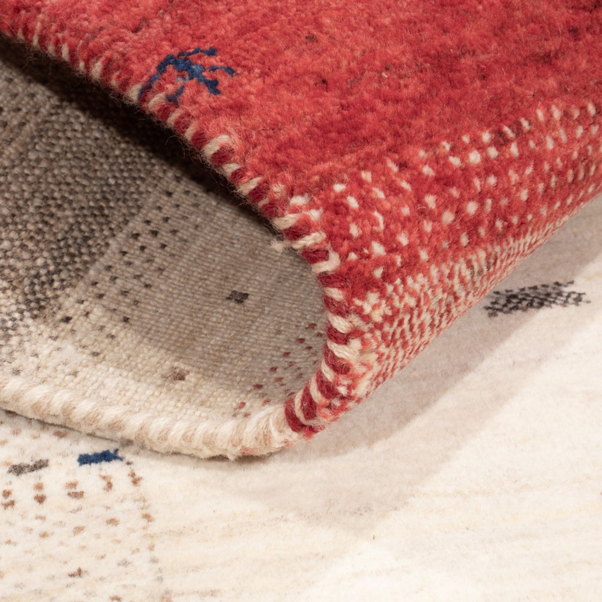 Alfombra Gabbeh - Loribaft Indus - 207 x 153 cm - multicolor