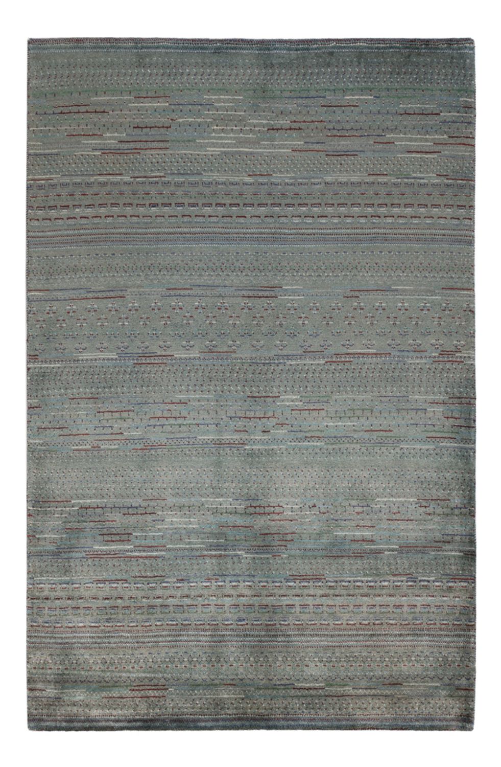 Alfombra Gabbeh - Persa - 208 x 136 cm - verde oscuro