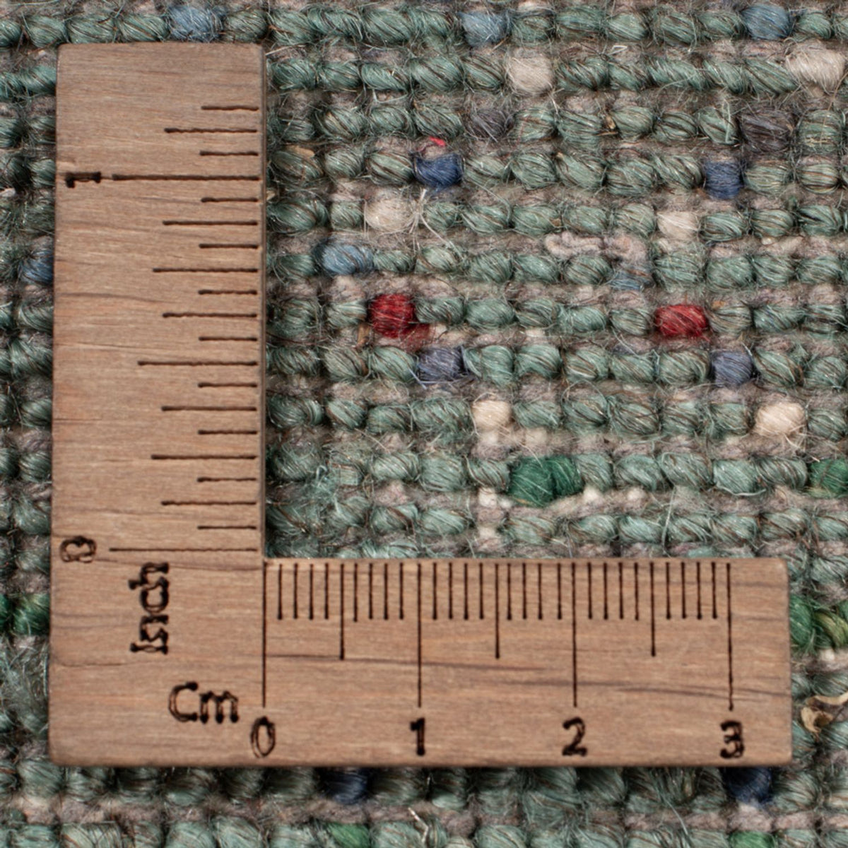 Alfombra Gabbeh - Persa - 208 x 136 cm - verde oscuro