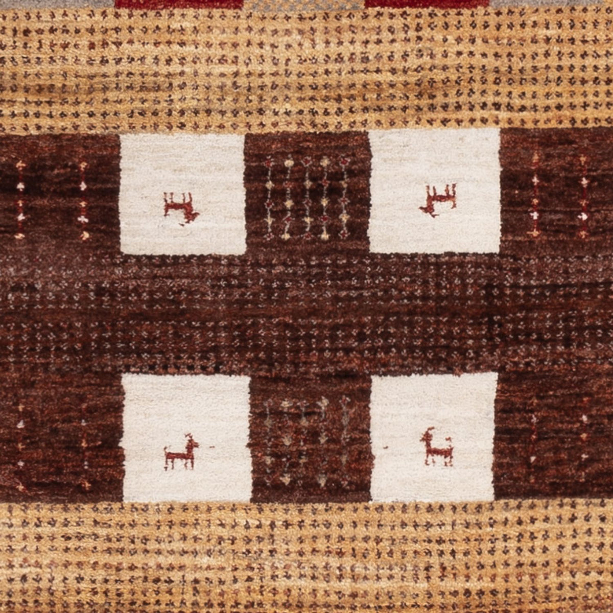 Alfombra Gabbeh - Loribaft Indus - 204 x 143 cm - multicolor