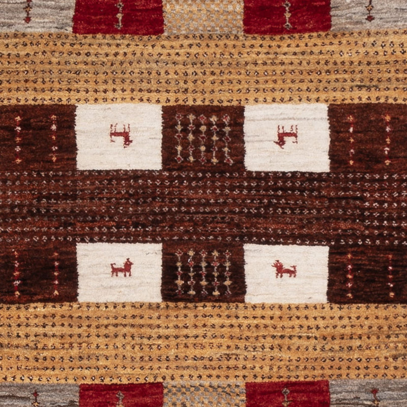 Alfombra Gabbeh - Loribaft Indus - 209 x 152 cm - multicolor