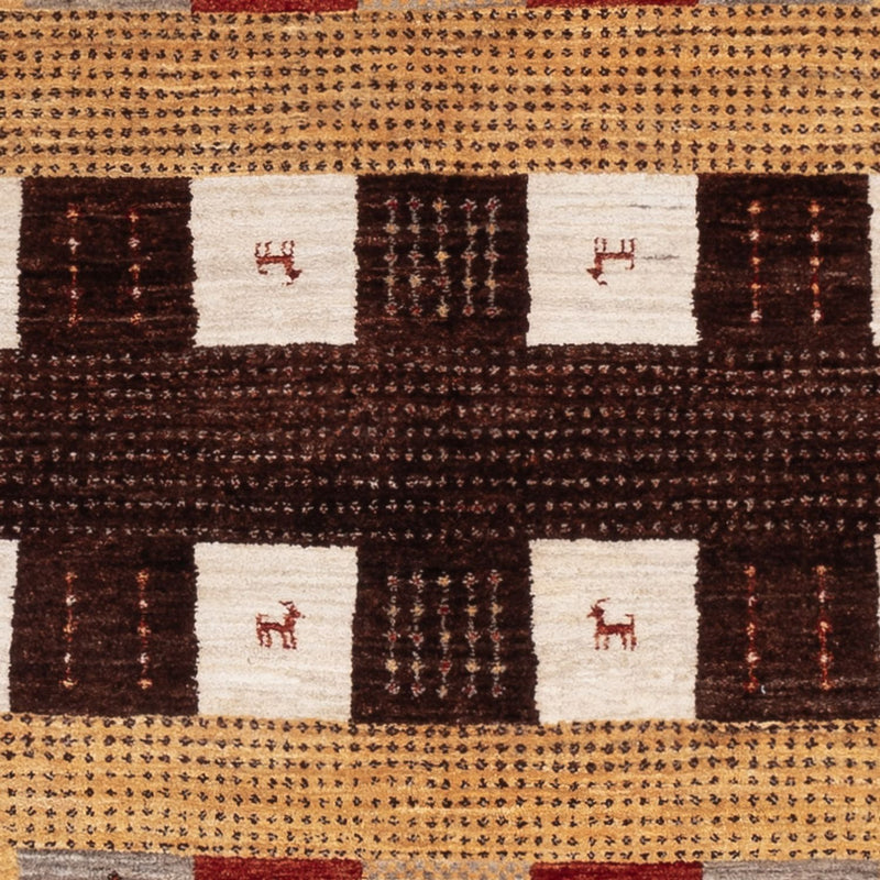 Alfombra Gabbeh - Loribaft Indus - 216 x 147 cm - multicolor