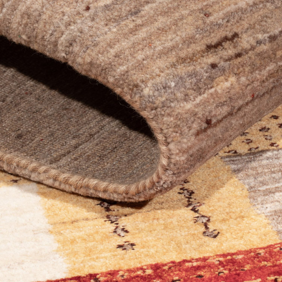 Alfombra Gabbeh - Loribaft Indus - 216 x 147 cm - multicolor