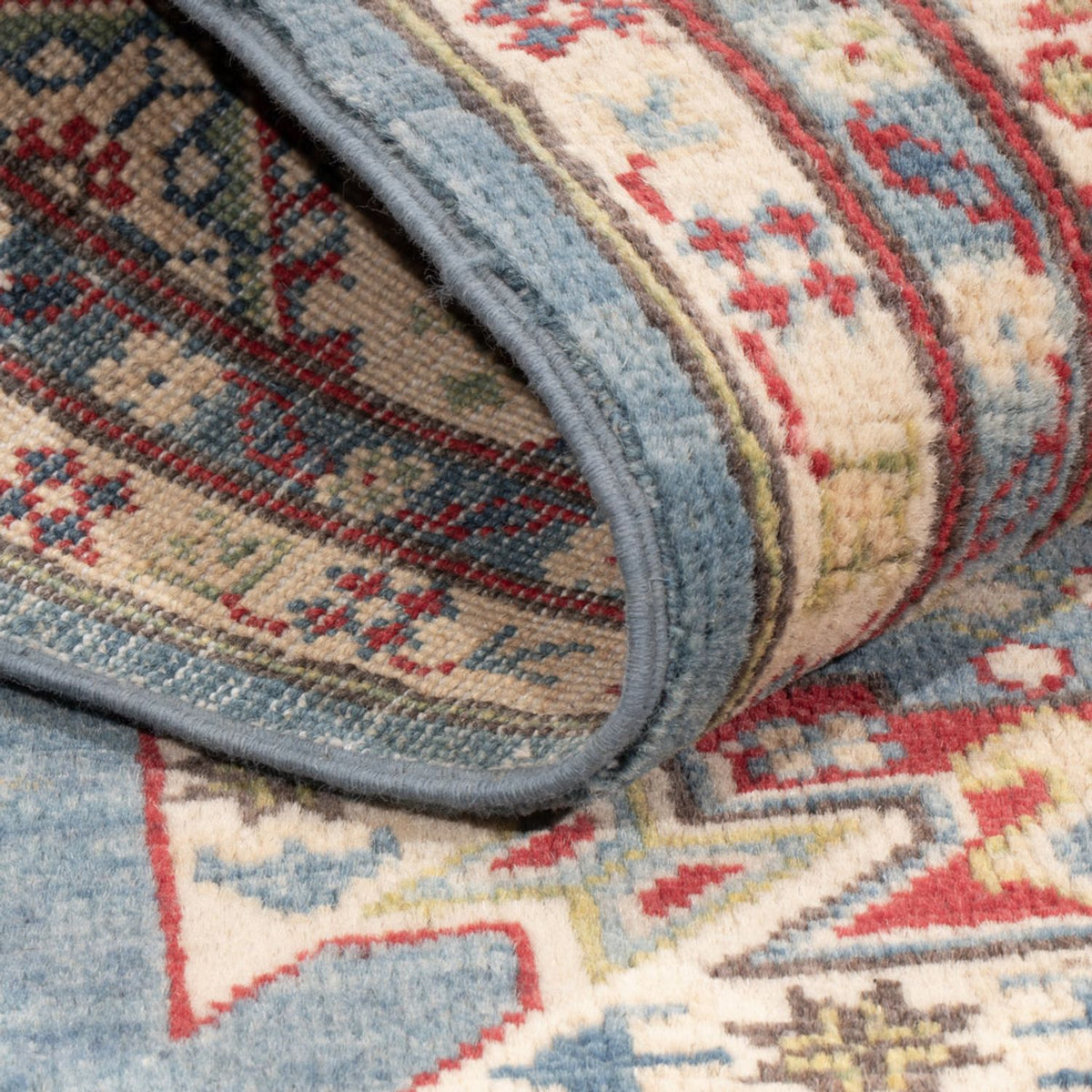 Alfombra Ziegler - Kazak - 198 x 150 cm - azul