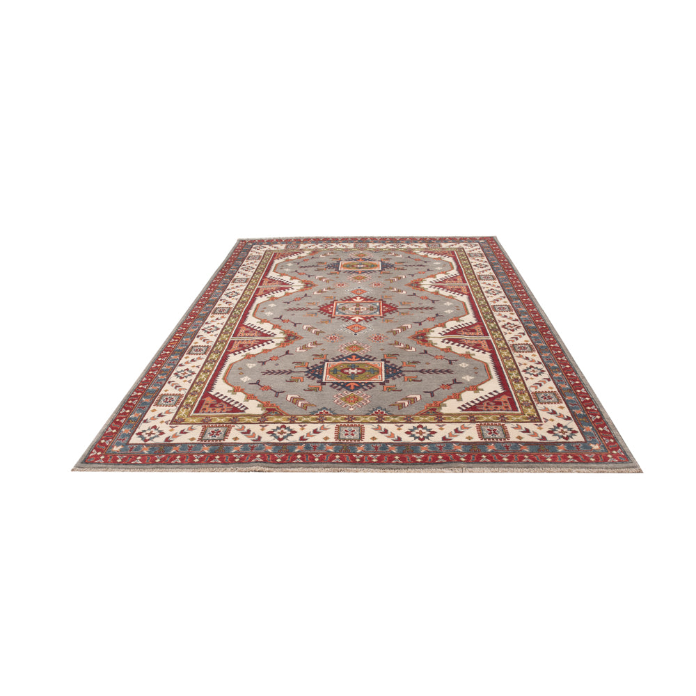 Alfombra Ziegler - Kazak - 298 x 200 cm - azul cielo