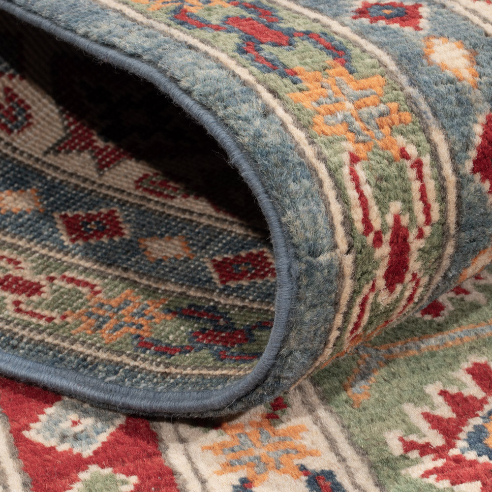 Alfombra Ziegler - Kazak - 300 x 198 cm - azul