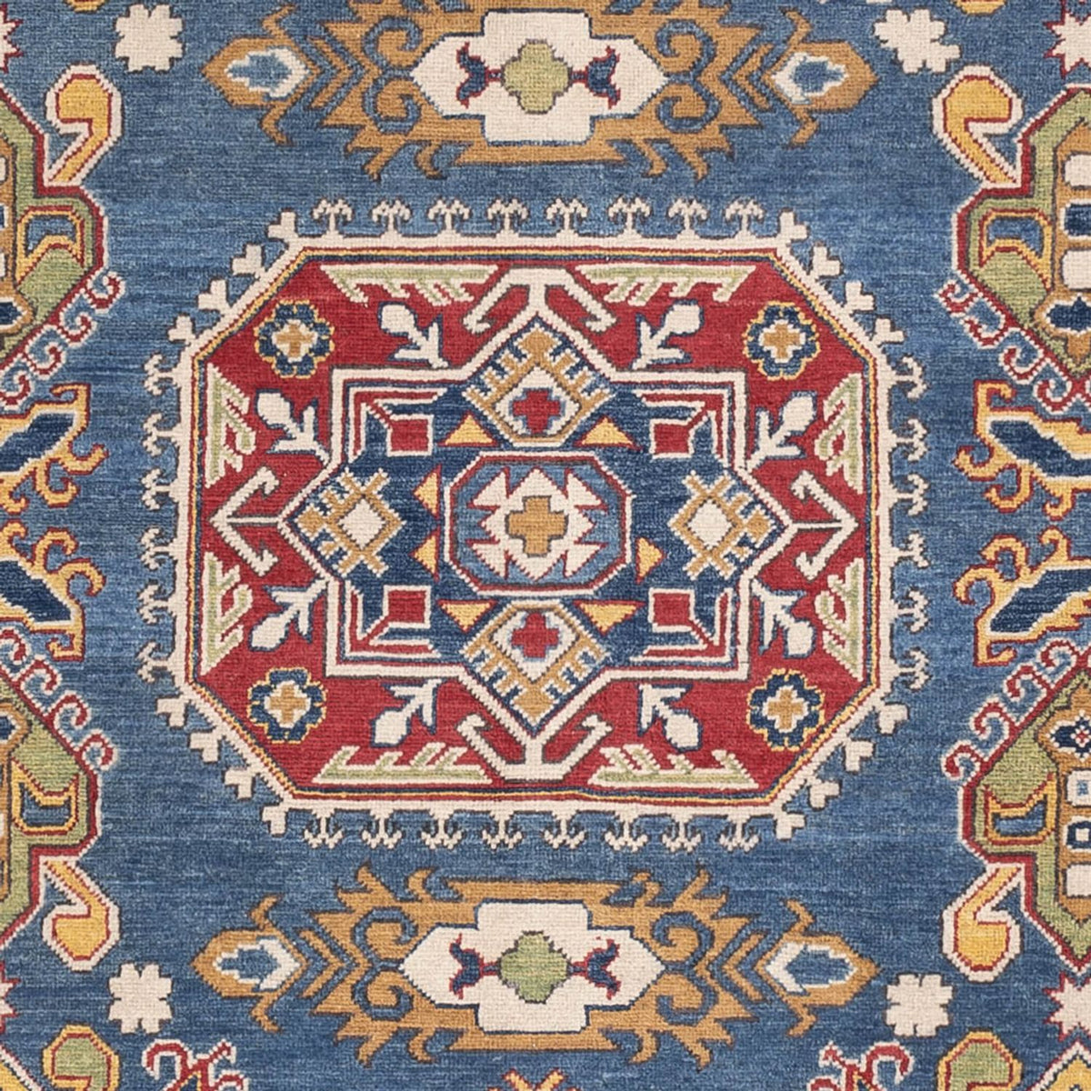 Alfombra Ziegler - Kazak - 296 x 198 cm - azul