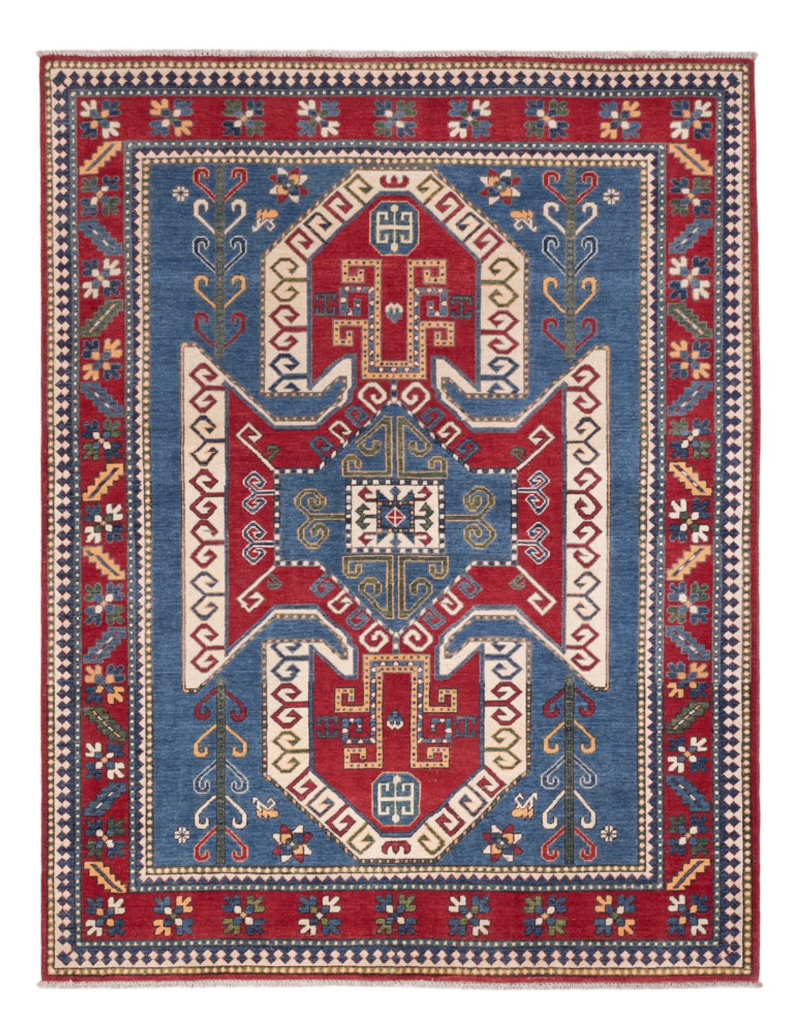 Alfombra Ziegler - Kazak - 227 x 178 cm - multicolor