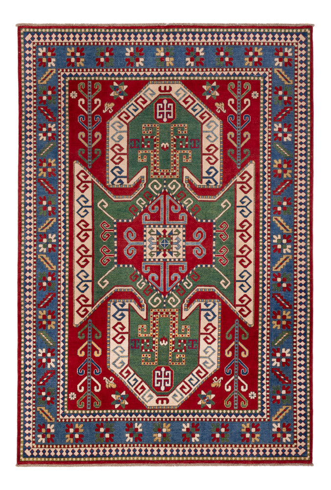 Alfombra Ziegler - Kazak - 293 x 200 cm - verde