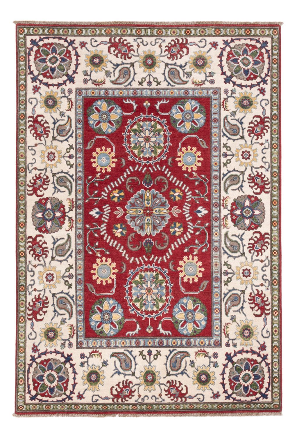 Alfombra Ziegler - Kazak - 218 x 150 cm - rojo