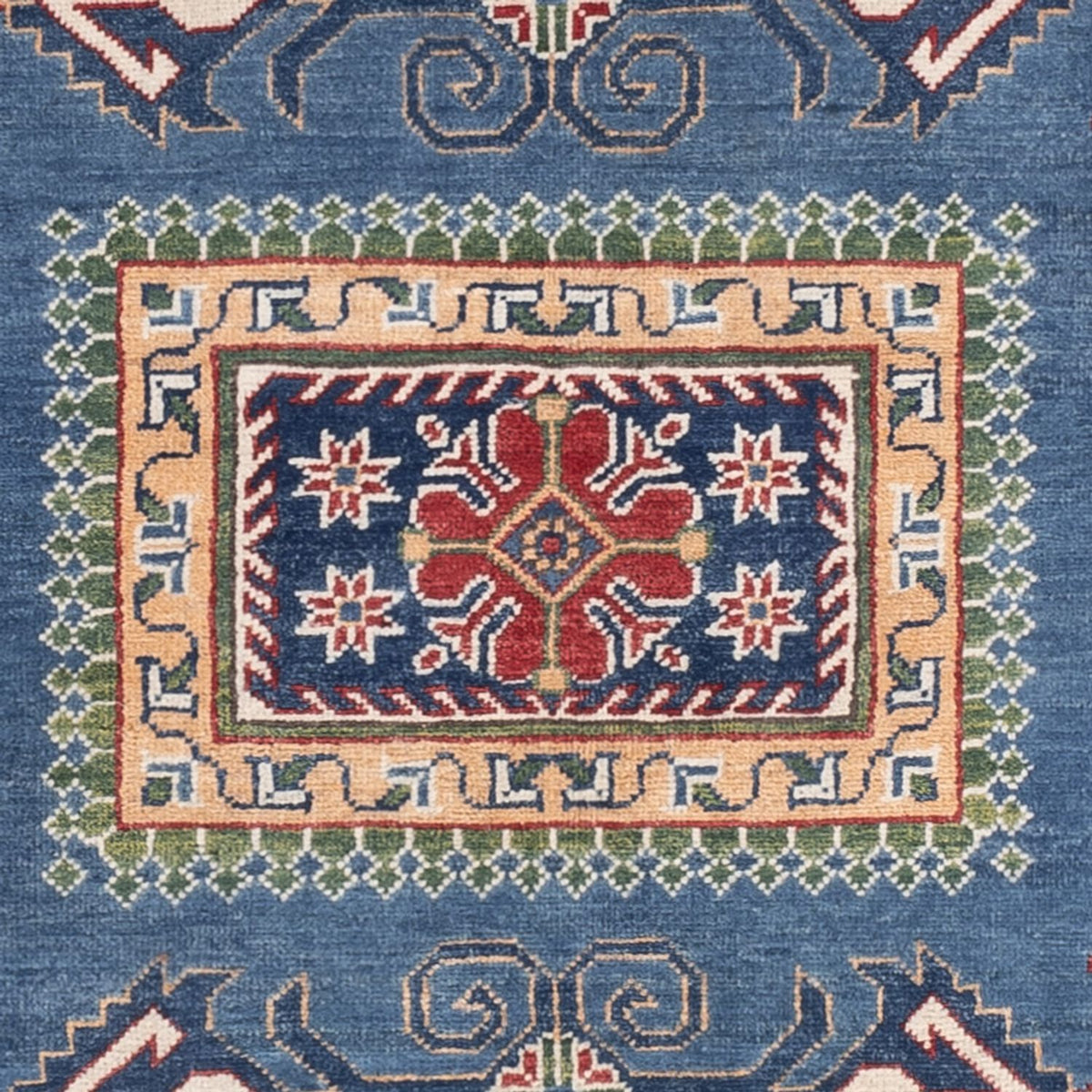 Alfombra Ziegler - Kazak - 206 x 156 cm - azul