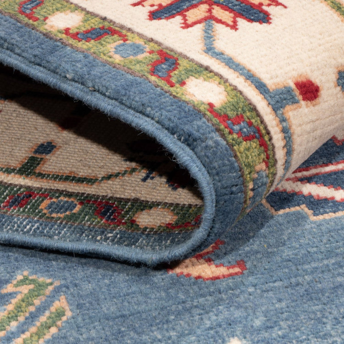 Alfombra Ziegler - Kazak - 206 x 156 cm - azul