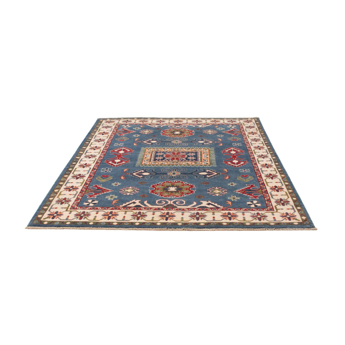 Alfombra Ziegler - Kazak - 206 x 156 cm - azul