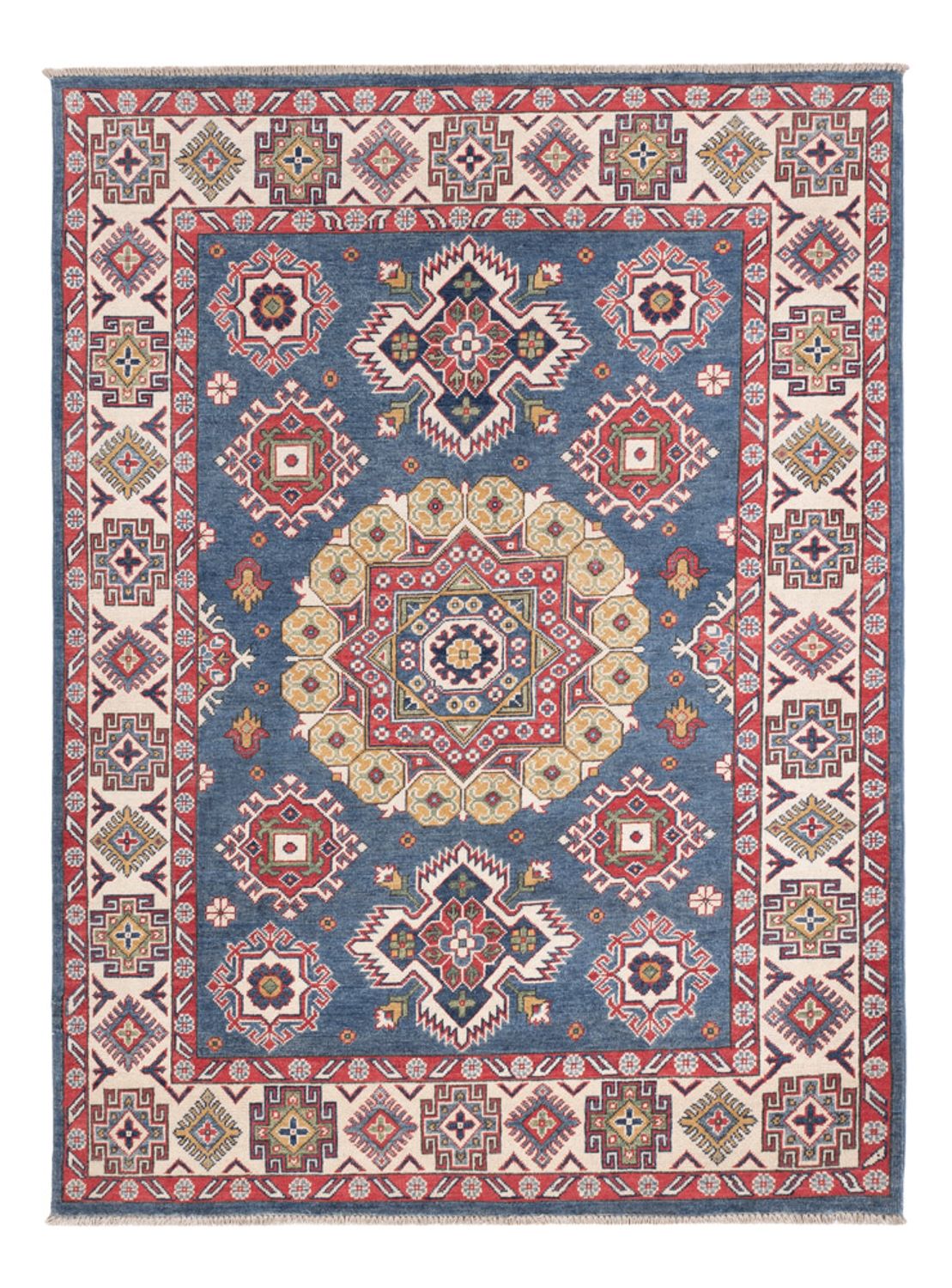 Alfombra Ziegler - Kazak - 205 x 152 cm - azul