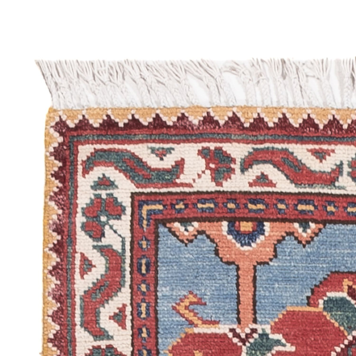 Alfombra de pasillo Alfombra Ziegler - Kazak - 287 x 75 cm - azul