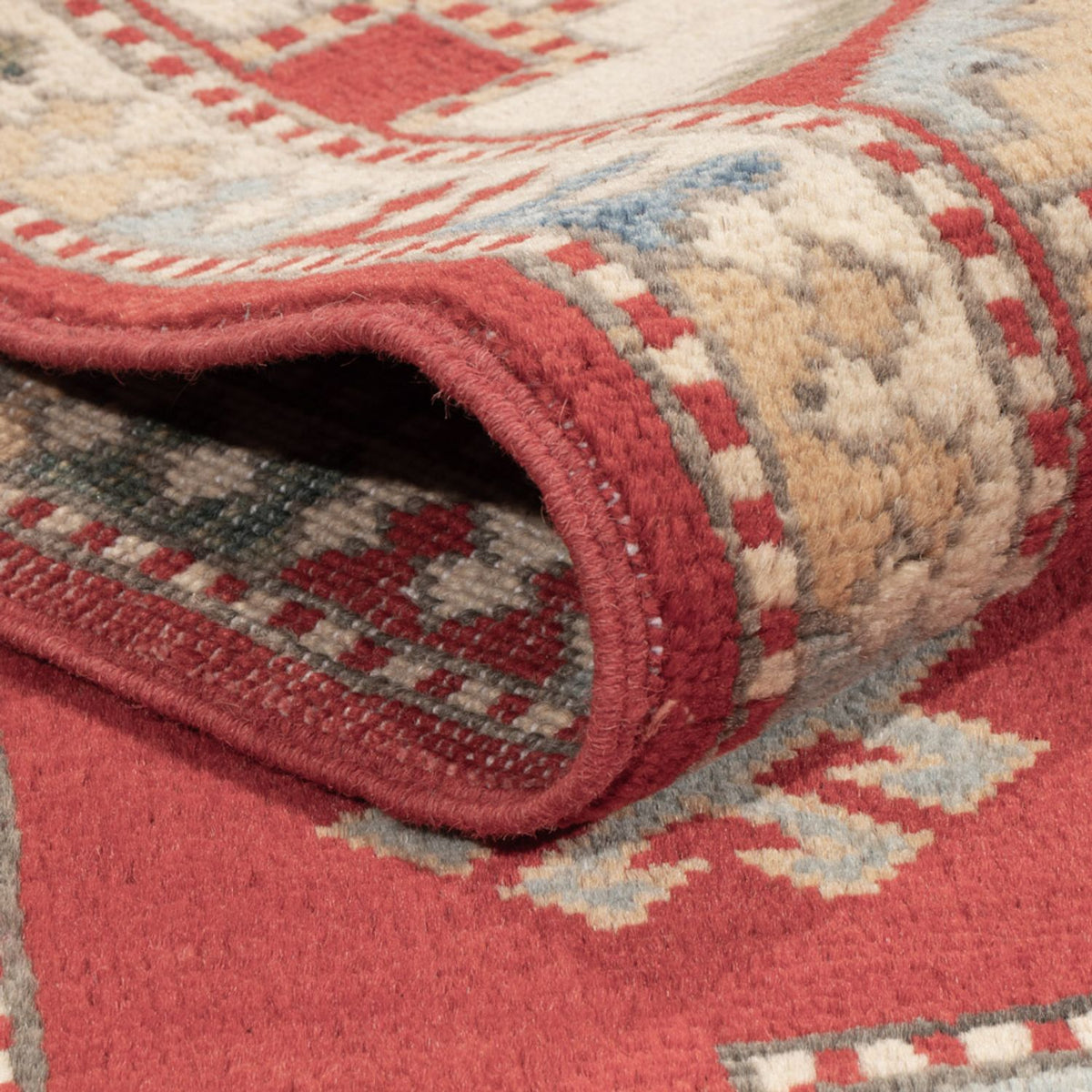 Alfombra Ziegler - Kazak - 200 x 147 cm - rojo