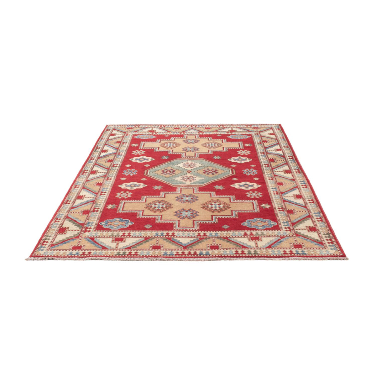 Alfombra Ziegler - Kazak - 200 x 147 cm - rojo