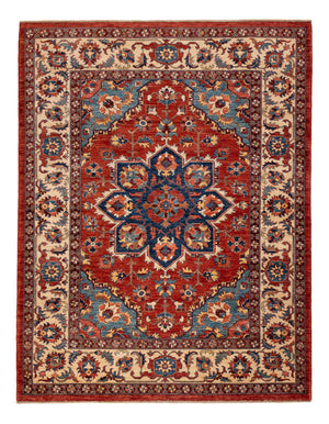 Alfombra Ziegler - Kazak - 238 x 185 cm - rojo