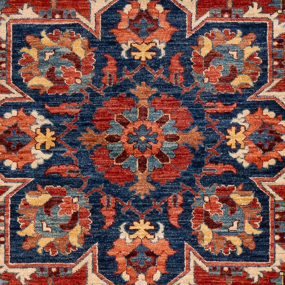 Alfombra Ziegler - Kazak - 238 x 185 cm - rojo