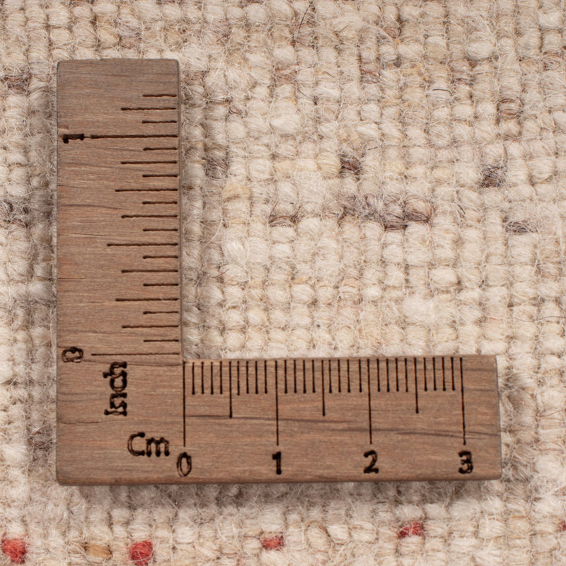 Alfombra Gabbeh - Loribaft Indus - 242 x 176 cm - beige claro