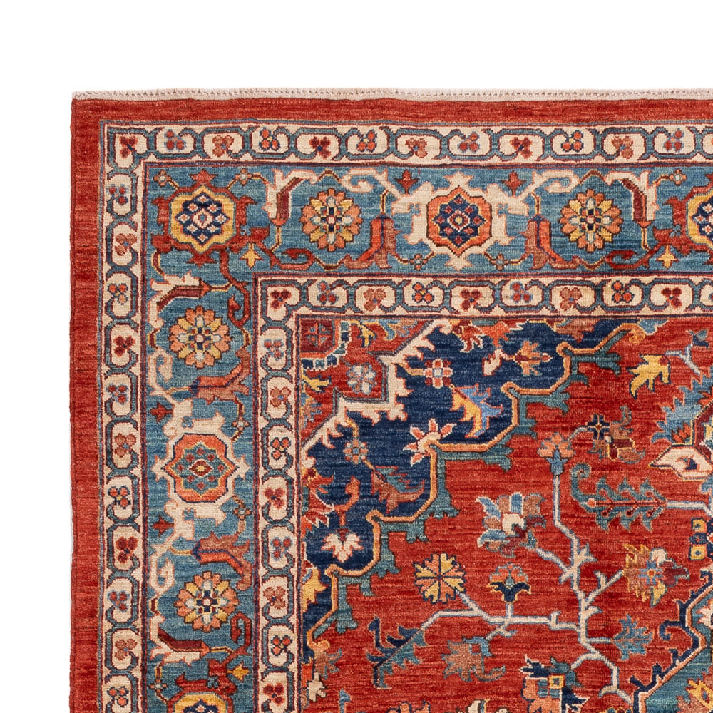Alfombra Ziegler - Kazak - 253 x 186 cm - rojo