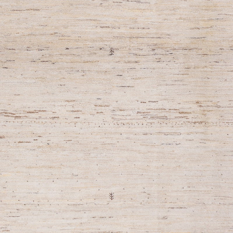 Alfombra Gabbeh - Loribaft Indus cuadrado  - 246 x 249 cm - beige claro